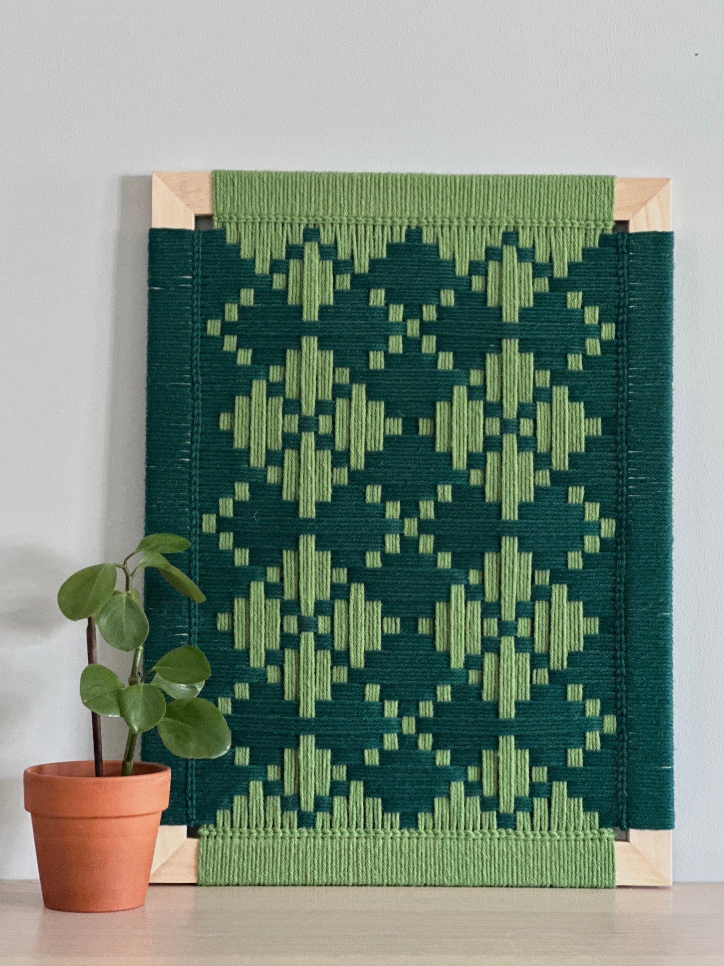 Nan’s Mittens Frame Weave